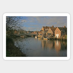 River Frome, Wareham, January 2022 Sticker